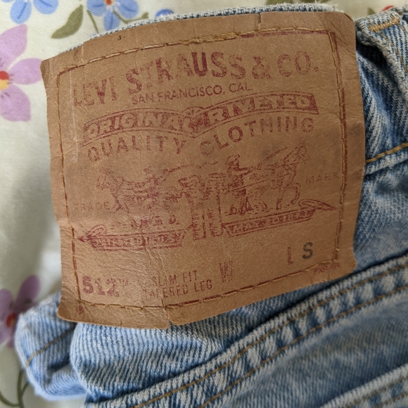 VTG 90's Levi's 512 Jeans - Picture 3 of 6